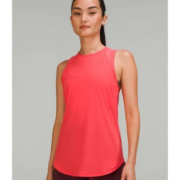 Lululemon Sculpt Tank‎ Top in Carnation Red Sleeveless Workout Shirt Women's 6 - Picture 2 of 9